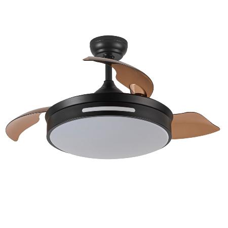 Ventilador MICENAS Negro Fabrilamp - Motor DC Ø109cm