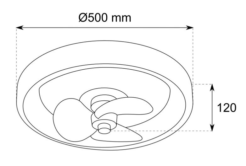 ventilador de techo Ibiza