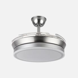 Ventilador BAYOMO Mini Niquel Fabrilamp - Motor DC Ø91cm