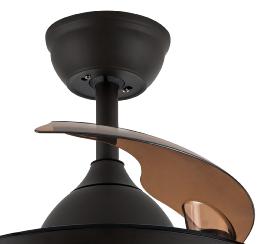 Ventilador Cala Marrón Fabrilamp - Motor DC Ø41cm