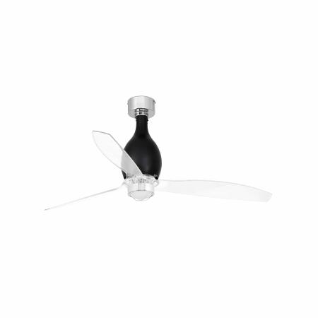 Ventilador LED 128 cm Mini Eterfan Negro Mate + Kit de Luz. FARO