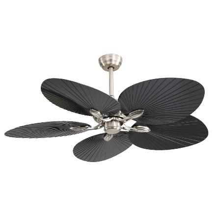 Ventilador CHAW sin luz Niquel Fabrilamp - Motor DC Ø132cm