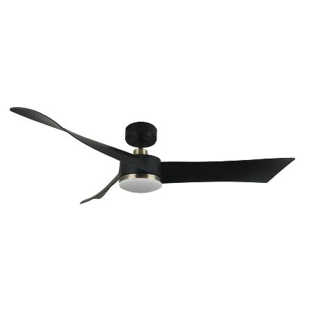 Ventilador Tempel Negro Fabrilamp - Motor DC Ø132cm