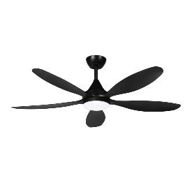 Ventilador Tobarra Negro Fabrilamp - Motor DC Ø132cm