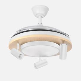 Ventilador Gladiator Fabrilamp Blanco - Motor DC Ø107cm