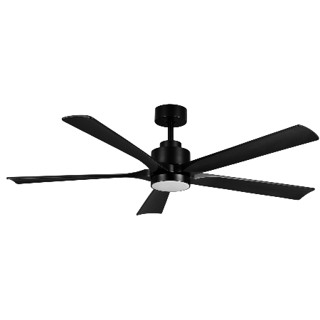 Ventilador Cairo Negro Fabrilamp - Motor DC Ø132cm