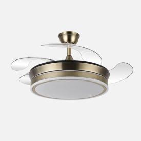 Ventilador BAYOMO Mini Cuero Fabrilamp - Motor DC Ø91cm