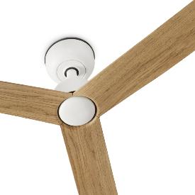 Ventilador Marine M FARO - Blanco roble - IP44 Ø125cm.