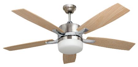 Ventilador Menfis Niquel - Wengue Fabrilamp Ø132cm