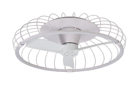 Ventilador NATURE Blanco - Mantra. Luz LED Ø79cm