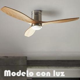 Ventilador Stem aspa Pino FORLIGHT - Motor DC Ø137cm