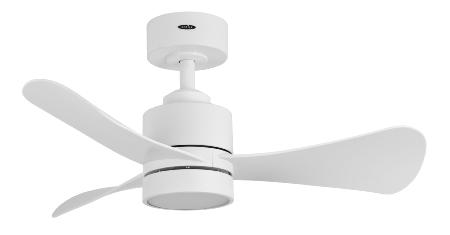 Ventilador Zepelin Blanco Fabrilamp - Motor DC Ø91cm