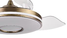 Ventilador Dani Fabrilamp Oro envejecido - Motor DC Ø108cm