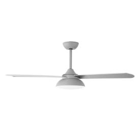 Ventilador Umi Gris Fabrilamp - Motor DC, luz LED Ø132cm