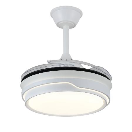 Ventilador Retractil SELINA Mini Blanco P&B - Motor DC. 40-92cmØ.