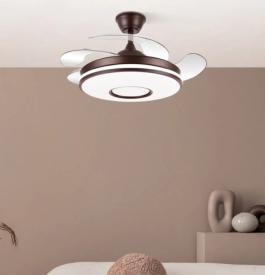 Ventilador Dani Mini Fabrilamp Marrón - Motor DC Ø40-91cm