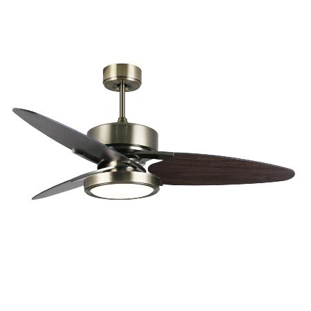 Ventilador Cross Oro Envejecido Fabrilamp - Motor DC Ø132cm