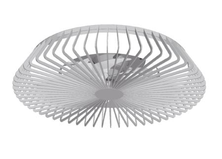 Ventilador Himalaya Mantra - Gris Luz LED Domotico 63cm.Ø