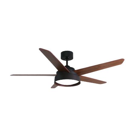 Ventilador Lebeche Marron Fabrilamp - Motor DC Ø132cm