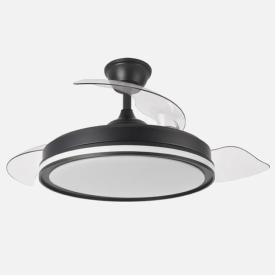 Ventilador Cacique Negro Fabrilamp - Motor DC Ø50-107cm