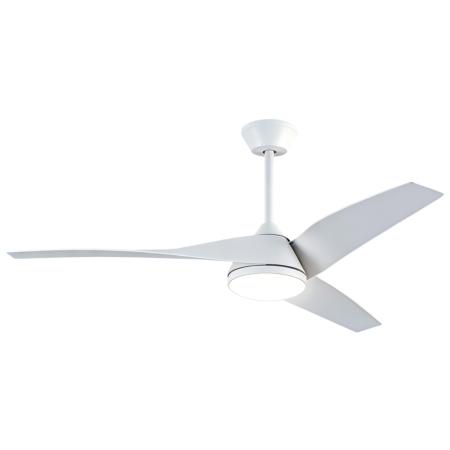 Ventilador de techo ALEMAR Papua Blanco Luz LED Ø132 cm