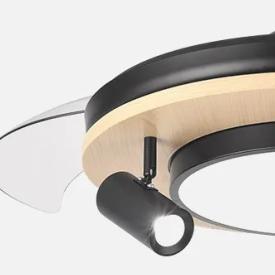 Ventilador Gladiator Fabrilamp Negro - Motor DC Ø107cm