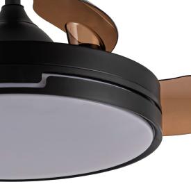 Ventilador OLIMPIA Negro Fabrilamp - Motor DC Ø109cm