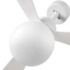 Ventilador AMELIA L BALL Blanco FARO - Motor DC - Luz Led Ø132cm