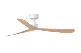 Ventilador ROCKER FARO Blanco Madera -  Motor DC Ø132cm