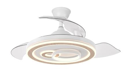 Ventilador Sultan Fabrilamp Blanco - Motor DC Ø107cm