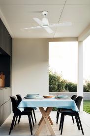 Ventilador TYPHOON FARO Blanco luz LED - IP44 Ø127cm