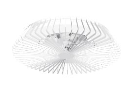 Ventilador Himalaya Mantra - Blanco Luz LED Domotico 63cm.Ø