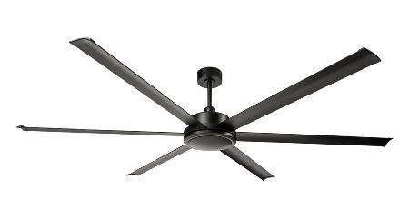 Ventilador Sanson Negro Ø305cm Fabrilamp - Motor DC 