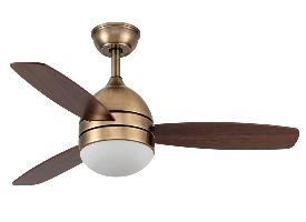 Ventilador Maestral Oro Envejecido Fabrilamp - Motor DC Ø107cm