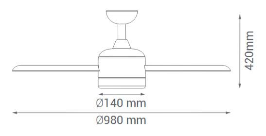 ventilador atuaire sulion medida