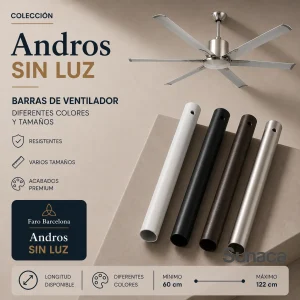 Barra accesorio ventilador Andros Faro Barcelona