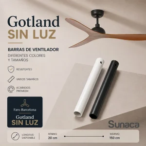 Barra accesorio ventilador Gotland Faro Barcelona