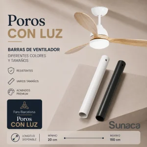 Barra accesorio ventilador Poros Faro Barcelona