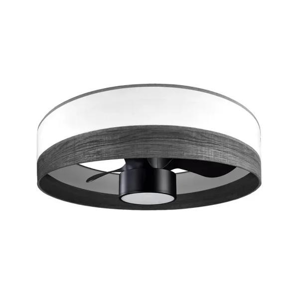 Ventilador de techo Abrila Olga negro textil