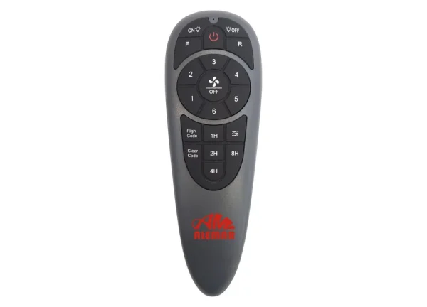 mando-distancia-ventilador-techo-retractil-alemar-vic Ventilador retráctil Alemar Vic blanco luz LED 50-107 cm