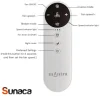 mando-ventilador-ipanema-mantra Ventilador de techo Mantra Ipanema Blanco Madera clara Sin Luz 106 cm