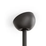 Soporte techo inclinado negro ventilador de techo Sulion