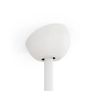 Soporte blanco para ventilador de techo inclinado Sulion