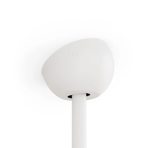 Soporte blanco para ventilador de techo inclinado Sulion