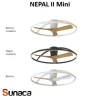 tonalidades-ventilador-mantra-nepal-ll-mini Ventilador Mantra Nepal II MINI Negro Madera clara Luz LED 75 cm