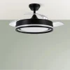 Ventilador retráctil Abrila Cerrato negro