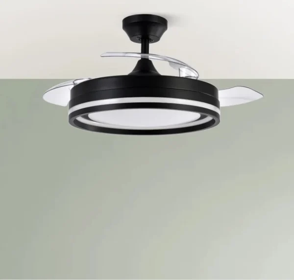 Ventilador retráctil Abrila Cerrato negro