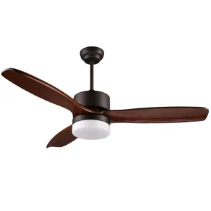 Ventilador de techo Cristalrecord Yarta wengue nogal