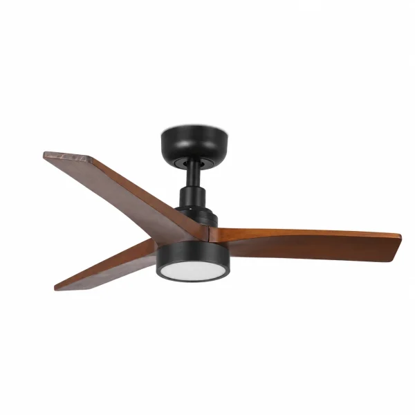 Ventilador de techo Faro Barcelona Klim S negro nogal