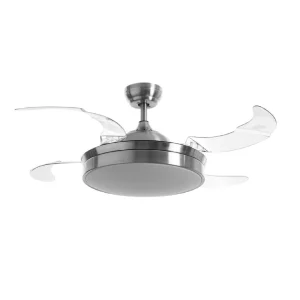 ventilador-de-techo-mistra-mdc-aspas-retractiles-niquel Ventilador retráctil MDC Mistra luz Led